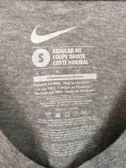 Michigan State Green & White Spartans TShirt Gray Front Back Graphics SMALL Nike - Picture 5 of 5